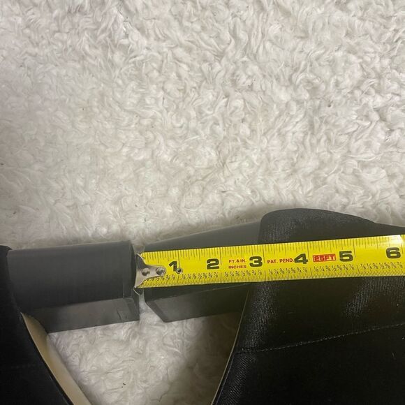 Bella Vita Fabric Black Suede Ankle Booties with Chunky Heels Side Zipper SZ12M - Picture 10 of 12